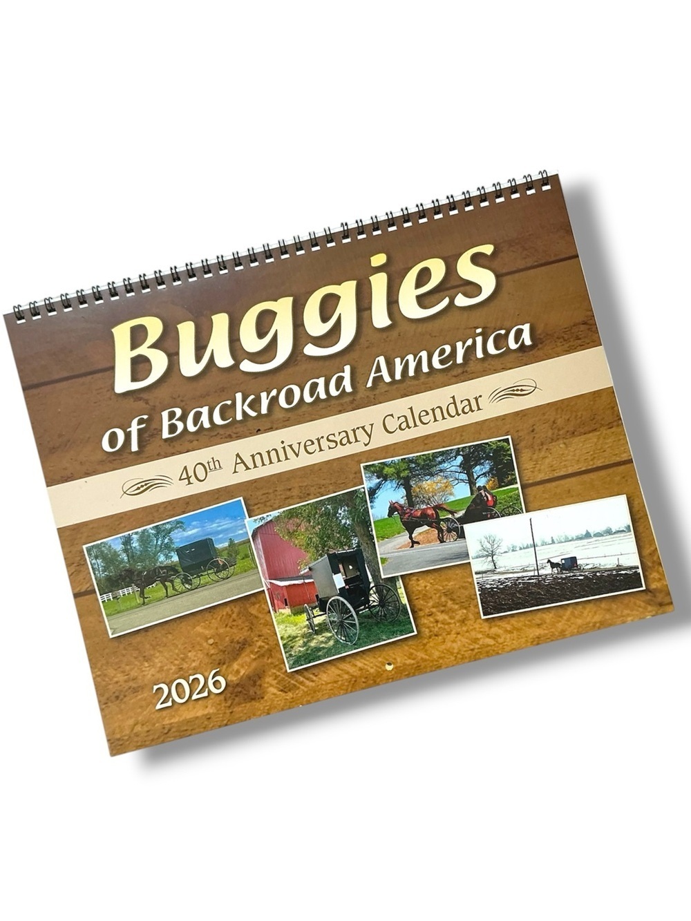 Amish Buggies of Backroad America 2026 Wall Calendar Scenic Pennsylvania NEW